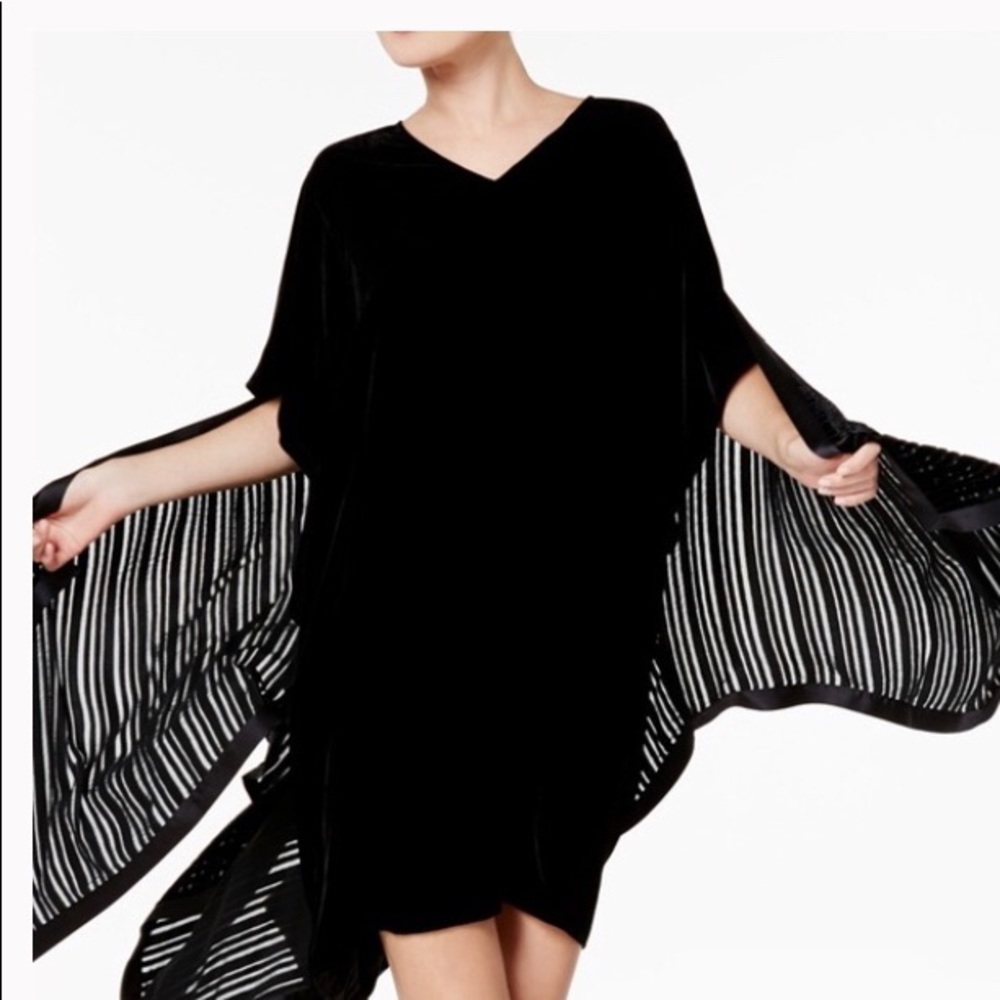 NWT Eileen Fisher Velvet V-Neck Kimono Dress